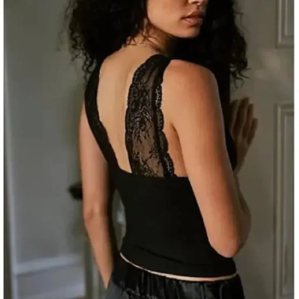 New - Free People Power Play Cami in Black - Picture 2 of 3